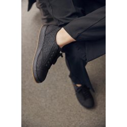 Glerup sko i rene naturlige materialer, velegnet til indlg, Langdal - sort