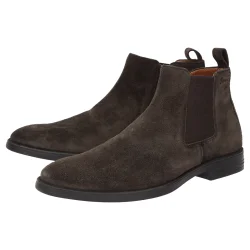 Sioux chelseaboot med l�kre bl�de s�ler, velegnet til indl�g, Foriolo 12411, brun
