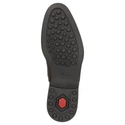 Sioux chelseaboot med l�kre bl�de s�ler, velegnet til indl�g, Foriolo 12411, brun