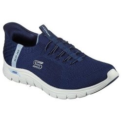 Skechers let hyttesko med Arch fit, slip in og udtagelige sler 104379 - bl