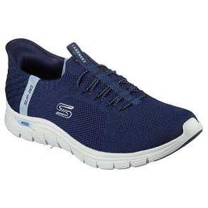 Skechers let hyttesko med Arch fit, slip in og udtagelige sler 104379 - bl