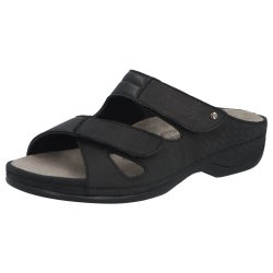 Berkemann dameslipper velegnet til indl�g og til den brede fod, Janna -  sort