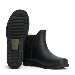 Tretorn gummistvle med fr, Eva Winter - sort