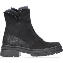 Waldlufer vinterstvle med lammefr, velegnet til indlg, Amata - Sort