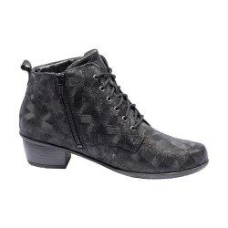 Waldlufer stvlet velegnet til indlg med snre og lynls Haifi - sort prget skind